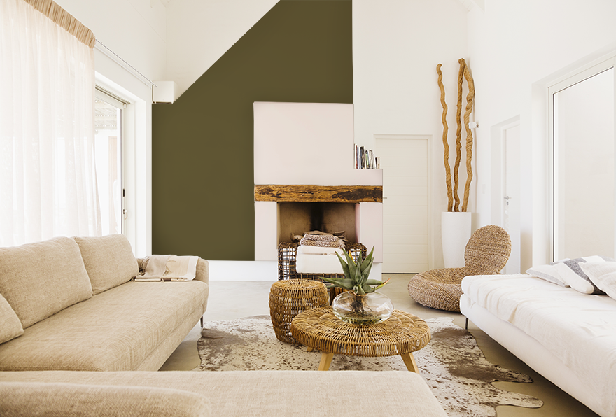 Bohemian-inspired living room.