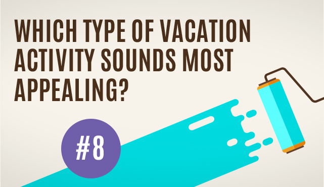 Which Type of Vacation Activity Sounds Most Appealing?